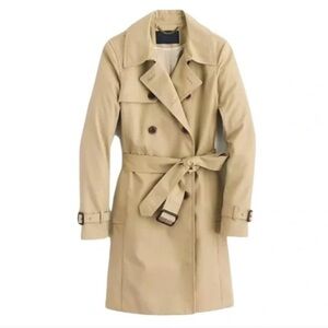 J. Crew Collection Icon Trench Coat in Khaki Size 4 (2017)